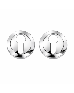 IRONZONE IRZ001CP Euro Profile Escutcheon 50mm - Polished Chrome