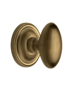 Heritage Brass CHE7373-AT Mortice Knob on Rose Chelsea Design Antique finish