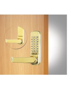 CODELOCKS 400 Mechanical Digital Locks 400 series Front & Back Plate Only PVD Polished Brass