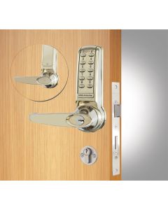 CODELOCKS CL4000 Electronic Digital Lock Anti-Panic Mortice Lock D/Cyl PVD S/Steel