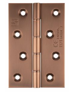 Simonswerk 1250CE Double Phosphor Bronze Washered Brass Butt Hinge CE marked FD30 fire rated 100mmx 75mm c/w Screws Copper Bronze