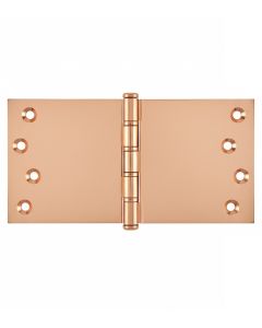 Simonswerk P1566 Ball Race Brass Butt Projection Hinges 101.6mm x 203mm c/w Screws Copper Plated