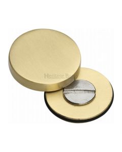Heritage Brass COV-12-SB Bolt Cover to conceal metal fasteners Satin Brass finish