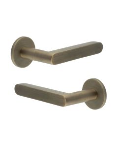 CR-101 Antique Brass Fixed Dead Door Handle CR-101A3AB by Frelan