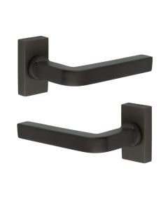 CR-104 Dark Bronze Multi Point Rectangular Rose Door Handle CR-104D4DB by Frelan