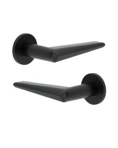 CR-107 Black Fixed Dead Door Handle CR-107A3MB by Frelan