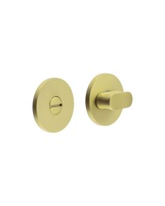 CR-801 Satin Brass Thumb Turn & Lock Door Handle CR-801A7SB by Frelan