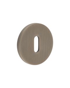 CR-R10 Antique Brass Standard Keyway Round Rose Escutcheon CR-R10AB by Frelan