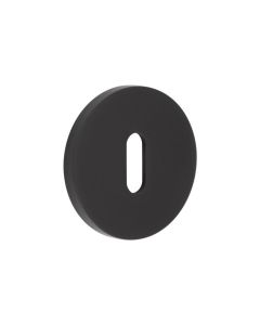 CR-R10 Black Standard Keyway Round Rose Escutcheon CR-R10MB by Frelan