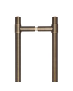 CRES 425mm Back to Back Antique Brass T-Bar Pull Handle CRES3001ABB2B by Frelan