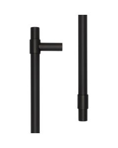 CRES 425mm Face Fix Black T-Bar Pull Handle CRES3001MBFF by Frelan