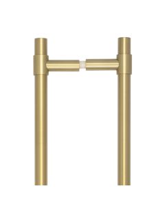 CRES 425mm Back to Back Satin Brass T-Bar Pull Handle CRES3001SBB2B by Frelan
