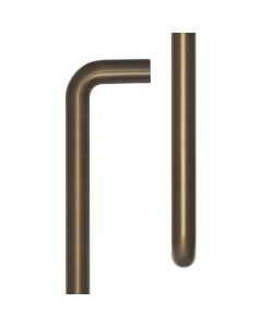 CRES 425mm Bolt Through Antique Brass D Shape Pull Handle CRES3002AB by Frelan