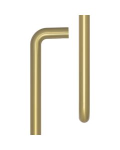 CRES 425mm Bolt Through Satin Brass D Shape Pull Handle CRES3002SB by Frelan