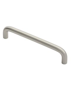 Eurospec CPD1160SSS 10mm Dia.Cabinet D Pull Handle (160mm C/C) 160mm Satin Stainless Steel