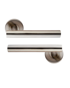 Eurospec CSL1194SSS/201 Philadelphia 19Mm Dia. Lever On Concealed Fix Sprung Round Rose Satin Stainless Steel