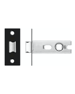 IRONZONE CTL64 Project Tubular Latch 64mm overall and 45mm Backset - Bolt Through Black