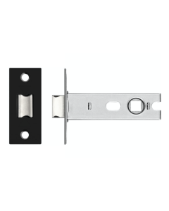 IRONZONE CTL76BLK Project Tubular Latch 76mm overall 57mm Backset - Bolt Through Black