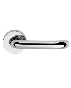CleanTouch Anti-Bac RTD Safety Lever on Round Rose - Polished Chrome