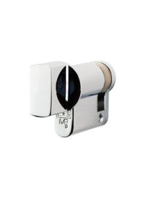 Eurospec CYA70445PC Euro Single Thumbturn 45mm Polished Chrome