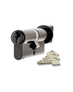 Eurospec CYG773100BK Mp10 Euro Cylinder & Turn 100mm Umk Black