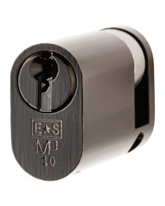 Eurospec CYG78146BK Mp10 Uk Oval Single Cylinder 46mm Umk Black