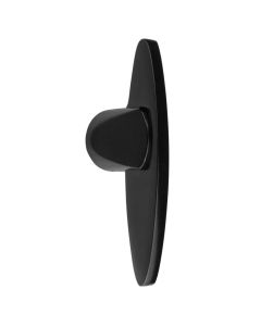 Eurospec CYZ70016BK Shaped Disabled Lever Thumbturn To Suit Cylinder Black