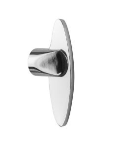 Eurospec CYZ70016PC Shaped Disabled Lever Thumbturn To Suit Cylinder Polished Chrome