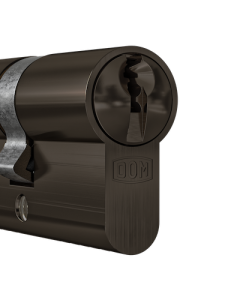 DOM RS Sigma 6 Pin EuroProfile Cylinder Double 35/35 70mm Keyed To Differ Dark Bronze
