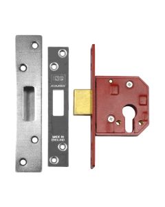 Union Euro Profile. Cylinder Mortice Dead Lock 20mm Dead Bolt Ss 64mm JL2144E-SC-2.50