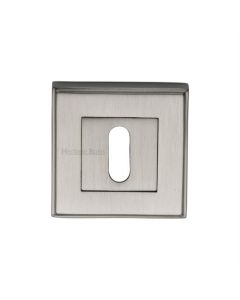 Heritage Brass DEC7000-SN Key Escutcheon Square Satin Nickel finish