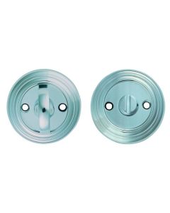 Delamain DK12CP Delamain Turn & Release On Round Rose (4.9 X 67mm Spindle) - (Face Fix) Polished Chrome