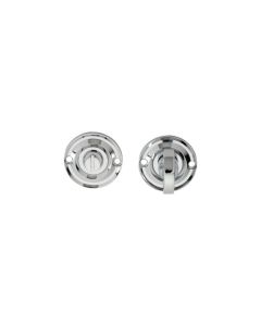 Delamain DK13CP Delamain Turn & Release On Round Rose Small (4.9 X 67mm Spindle) - (Face Fix) Polished Chrome
