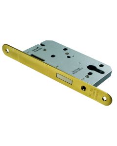 Eurospec DLE0055EPPVD Din Euro Deadlock 55mm - Contract Stainless Brass