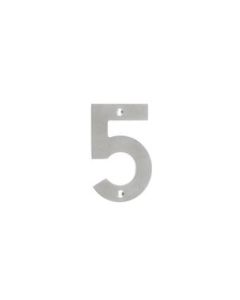 Frelan Screwfix Numeral 100mm JSS-5 Satin Stainless Steel