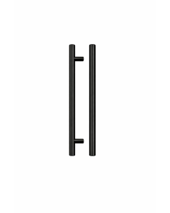 IRONZONE Elegance Cabinet Handle,192mm Center-to-Center, 252mm Overall, Matt Black