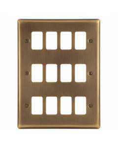 Eurolite En-G12Abb 12 Gang Grid Plate Antiqueenhance Range