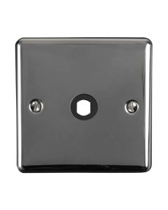 1 Gang Dimmer Switch Plate Black Nickel Enhance Range Black Nickel EN1DIMBN Eurolite EN1DIMBN