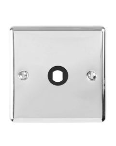 1 Gang Dimmer Switch Plate Polished Chrome Enhance Range Polished Chrome EN1DIMPC Eurolite EN1DIMPC
