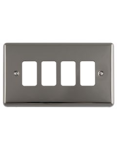 Eurolite En-G4Bn 4 Gang Grid Plate Enhance Black Nickel