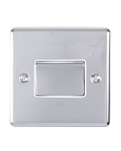 Eurolite Enfswpcg 6Amp Fan Isolator Switch Polished Chrome Enhance Range Grey Trim