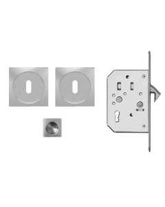 Karcher Design EPDQ BB 71 - pocket door set satin stainless steel