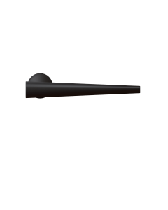 Karcher Design ER59M Brooklyn Door Handle on Round mini rose in cosmos black,