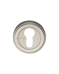 Heritage Brass ERD7020-SN Euro Profile Cylinder Escutcheon Satin Nickel finish
