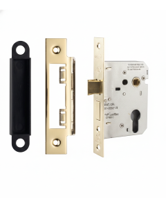 Eurospec ESE5030EB Economy Euro Cyl Sashlock 75mm Electro Brassed