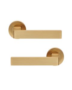 Carlisle Brass EUL010SB Sasso Lever On Rose Satin Brass