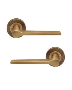 Carlisle Brass EUL020AB Velino Lever On Round Rose Antique Brass