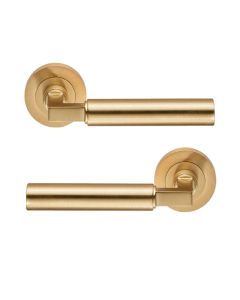 Carlisle Brass EUL040SB Amiata Lever On Round Rose Satin Brass
