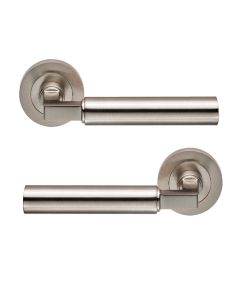 Carlisle Brass EUL040SN Amiata Lever On Round Rose Satin Nickel