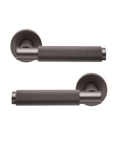 Carlisle Brass EUL050MBRZ Varese Knurled Lever On Rose Matt Bronze